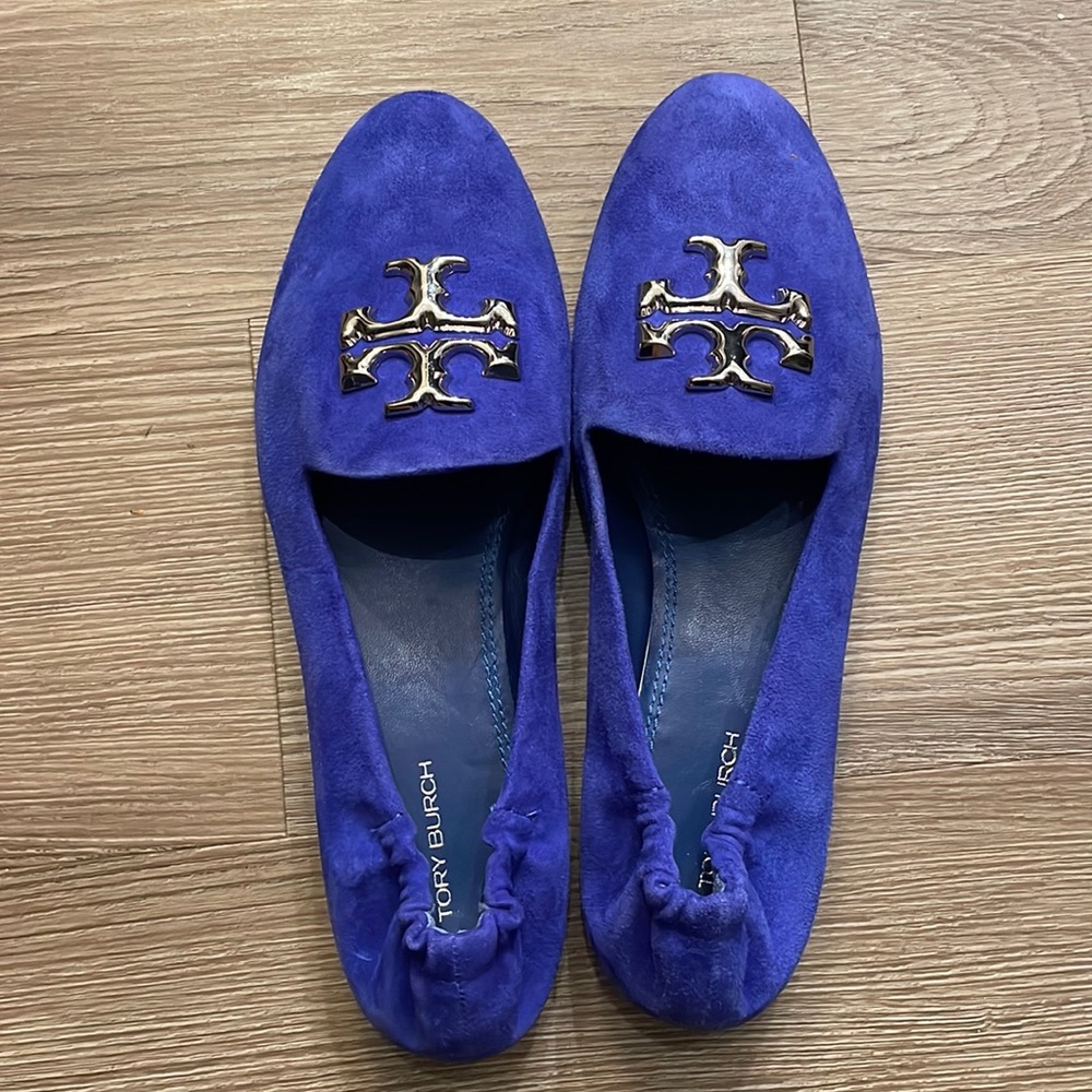 Brand New Tory Burch Elenor Loafer in Blue Size 7